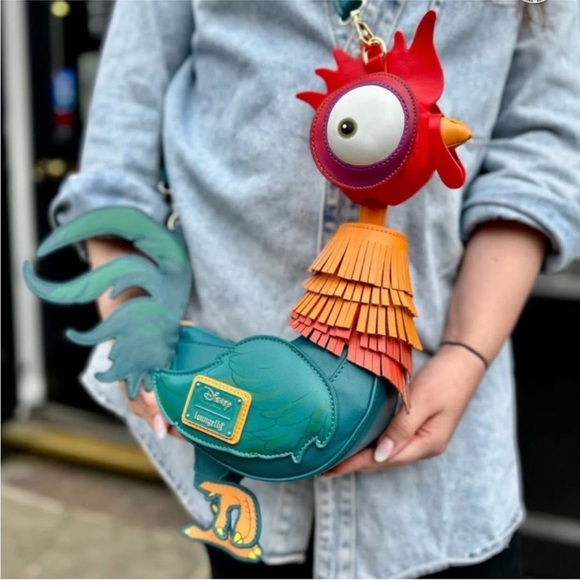 Loungefly Handbags - Loungefly  NWT Disney Moana Hei Hei Figural
Crossbody Bag